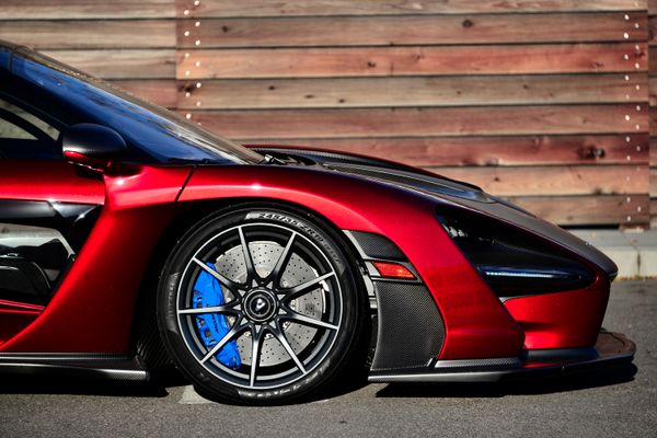 2019 Red McLaren Senna for sale and sold by Sandbox Motors