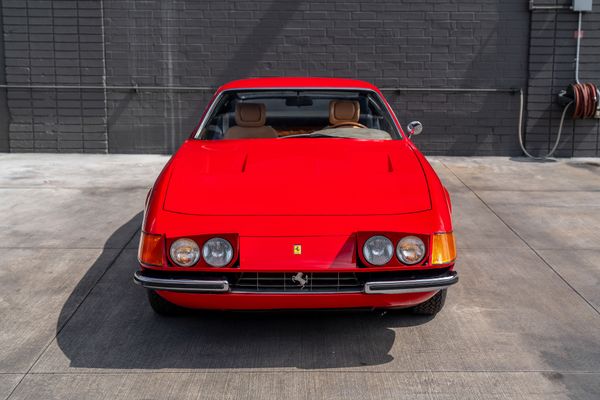 1971 Daytona Ferrari recently sold, 365 GTB/4 in Rosso Corsa red with camel tan interior