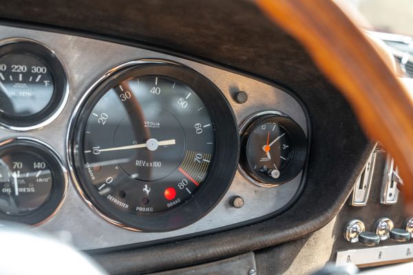1971 Daytona Ferrari recently sold, 365 GTB/4 in Rosso Corsa red with camel tan interior