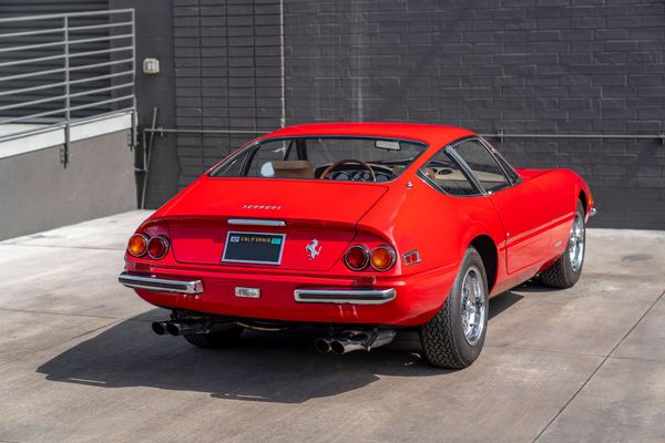 1971 Daytona Ferrari recently sold, 365 GTB/4 in Rosso Corsa red with camel tan interior
