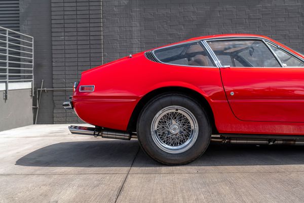 1971 Daytona Ferrari recently sold, 365 GTB/4 in Rosso Corsa red with camel tan interior