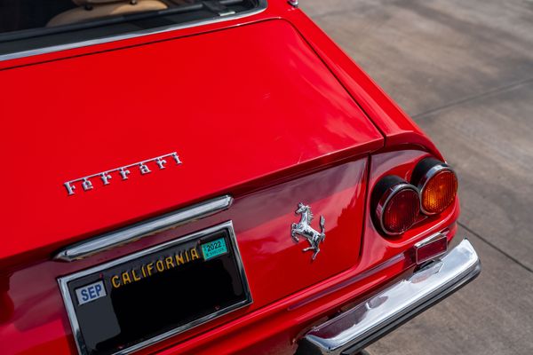1971 Daytona Ferrari recently sold, 365 GTB/4 in Rosso Corsa red with camel tan interior