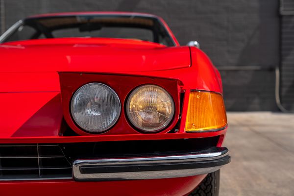1971 Daytona Ferrari recently sold, 365 GTB/4 in Rosso Corsa red with camel tan interior