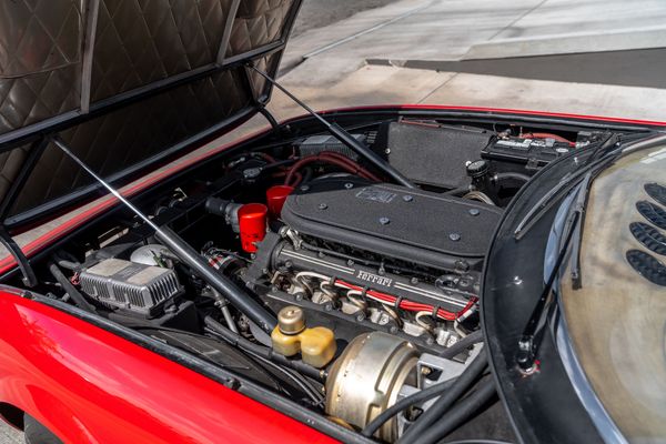 1971 Daytona Ferrari recently sold, 365 GTB/4 in Rosso Corsa red with camel tan interior