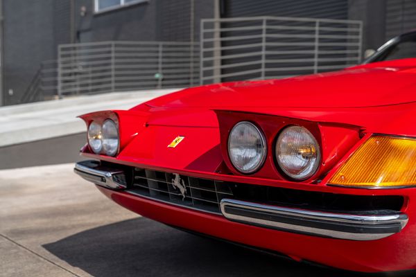 1971 Daytona Ferrari recently sold, 365 GTB/4 in Rosso Corsa red with camel tan interior