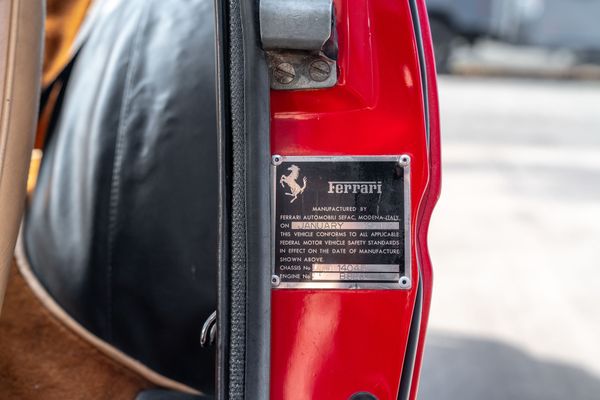 1971 Daytona Ferrari recently sold, 365 GTB/4 in Rosso Corsa red with camel tan interior