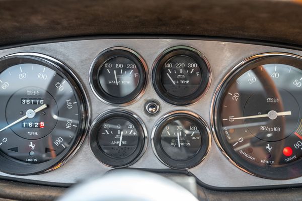1971 Daytona Ferrari recently sold, 365 GTB/4 in Rosso Corsa red with camel tan interior