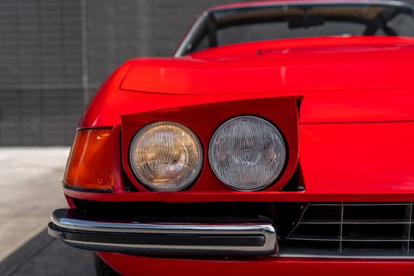 1971 Daytona Ferrari recently sold, 365 GTB/4 in Rosso Corsa red with camel tan interior