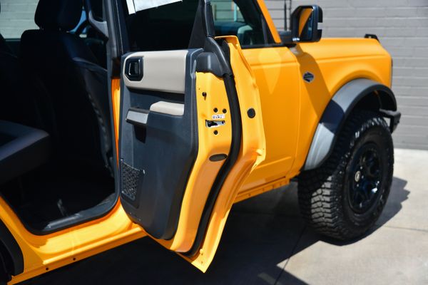 2022 Ford Bronco Wildtrak V6 4-Door, Cyber Orange Metallic, previously sold by Sandbox Motors