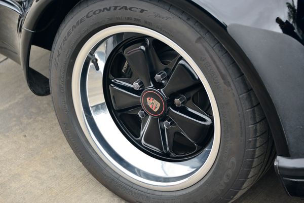 1985 Porsche 930 for sale and sold by Sandbox Motors. A stunning black Turbo Coupe.