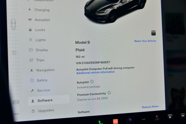 2022 Tesla Model S Plaid Grey previously sold by Sandbox Motors