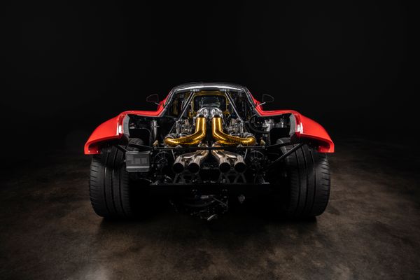 stunning red 2023 Hennessey Venom F5 for sale and sold by Sandbox Motors