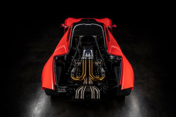 stunning red 2023 Hennessey Venom F5 for sale and sold by Sandbox Motors