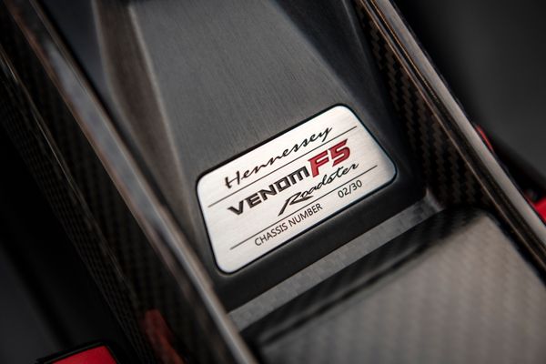 stunning red 2023 Hennessey Venom F5 for sale and sold by Sandbox Motors