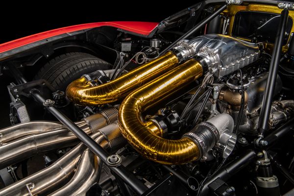 stunning red 2023 Hennessey Venom F5 for sale and sold by Sandbox Motors