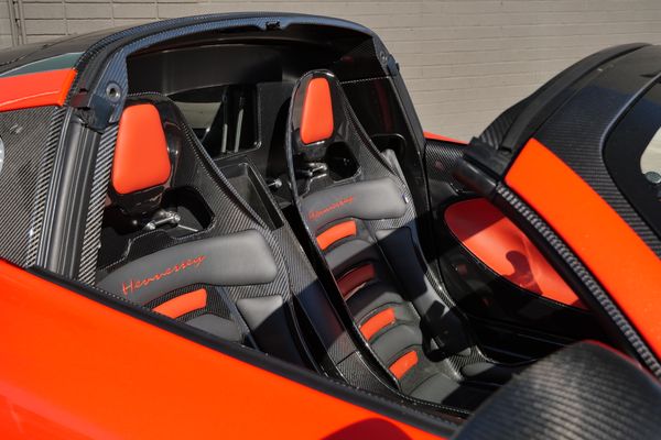 stunning red 2023 Hennessey Venom F5 for sale and sold by Sandbox Motors