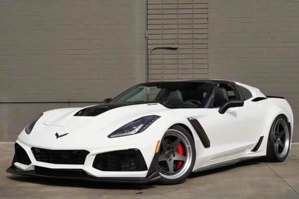 white 2019 Chevrolet Corvette ZR1 Premium sold by Sandbox Motors