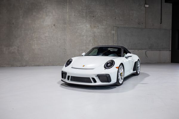 white 2019 Porsche 911 Speedster for sale and sold by Sandbox Motors