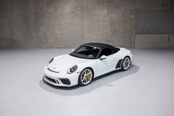 white 2019 Porsche 911 Speedster for sale and sold by Sandbox Motors