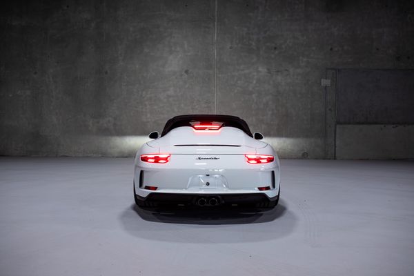 white 2019 Porsche 911 Speedster for sale and sold by Sandbox Motors