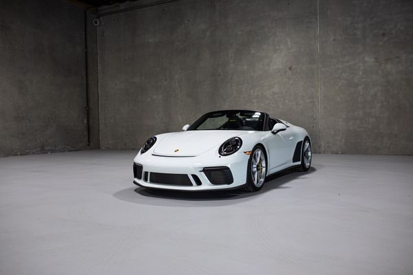 white 2019 Porsche 911 Speedster for sale and sold by Sandbox Motors