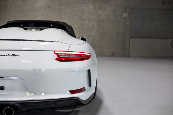 white 2019 Porsche 911 Speedster for sale and sold by Sandbox Motors