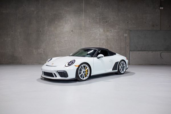 white 2019 Porsche 911 Speedster for sale and sold by Sandbox Motors