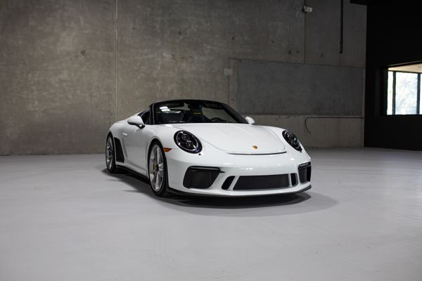 white 2019 Porsche 911 Speedster for sale and sold by Sandbox Motors