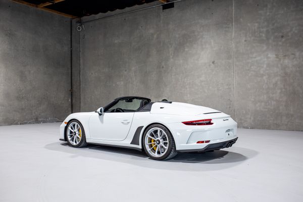 white 2019 Porsche 911 Speedster for sale and sold by Sandbox Motors