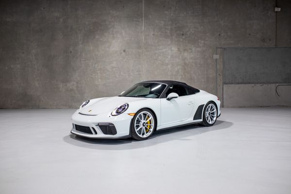 white 2019 Porsche 911 Speedster for sale and sold by Sandbox Motors