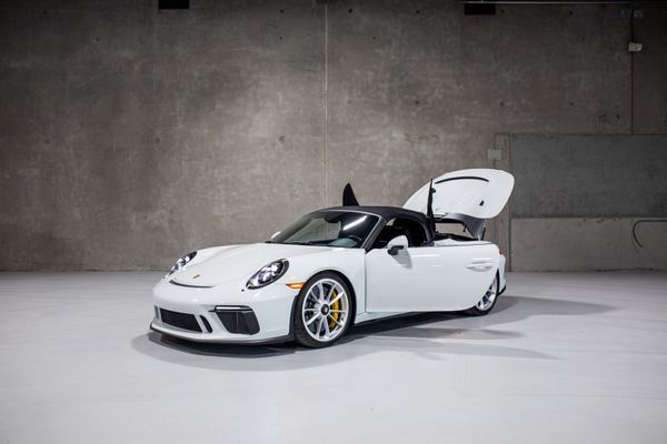 white 2019 Porsche 911 Speedster for sale and sold by Sandbox Motors