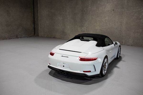 white 2019 Porsche 911 Speedster for sale and sold by Sandbox Motors