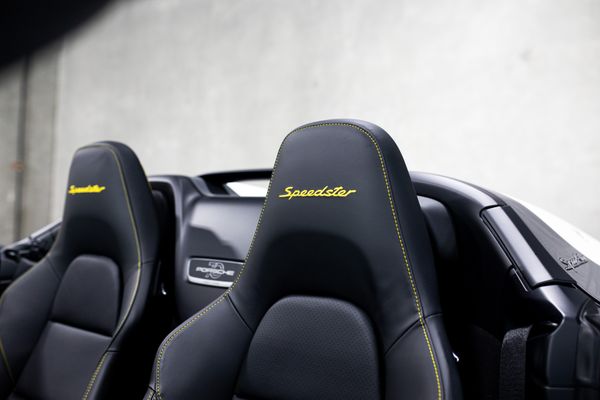 white 2019 Porsche 911 Speedster for sale and sold by Sandbox Motors