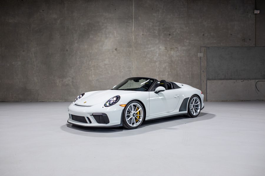 white 2019 Porsche 911 Speedster for sale and sold by Sandbox Motors
