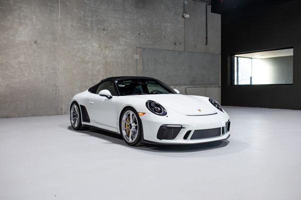 white 2019 Porsche 911 Speedster for sale and sold by Sandbox Motors