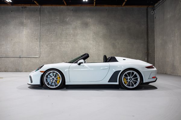 white 2019 Porsche 911 Speedster for sale and sold by Sandbox Motors