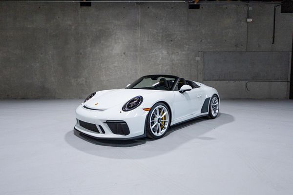 white 2019 Porsche 911 Speedster for sale and sold by Sandbox Motors