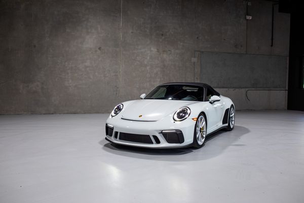 white 2019 Porsche 911 Speedster for sale and sold by Sandbox Motors