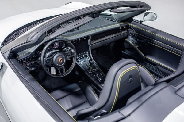 white 2019 Porsche 911 Speedster for sale and sold by Sandbox Motors