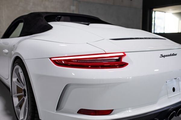 white 2019 Porsche 911 Speedster for sale and sold by Sandbox Motors