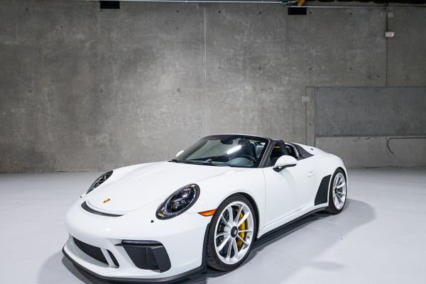white 2019 Porsche 911 Speedster for sale and sold by Sandbox Motors