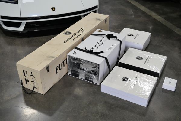 white 2022 Lamborghini Countach LPI 800-4 for sale & sold by Sandbox Motors