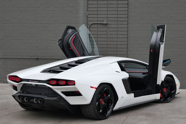 white 2022 Lamborghini Countach LPI 800-4 for sale & sold by Sandbox Motors