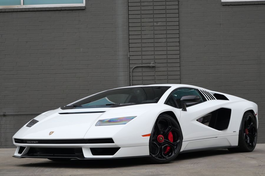 white 2022 Lamborghini Countach LPI 800-4 for sale & sold by Sandbox Motors