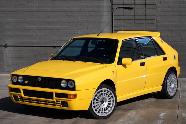 Yellow 1994 Lancia Delta Integrale Evo 2 previously sold by Sandbox Motors
