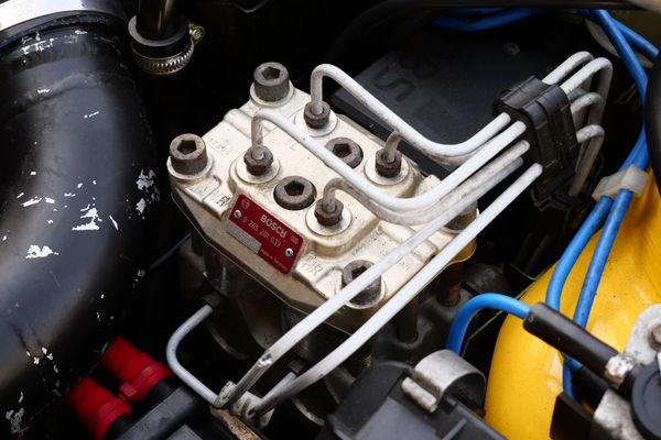 Yellow 1994 Lancia Delta Integrale Evo 2 previously sold by Sandbox Motors