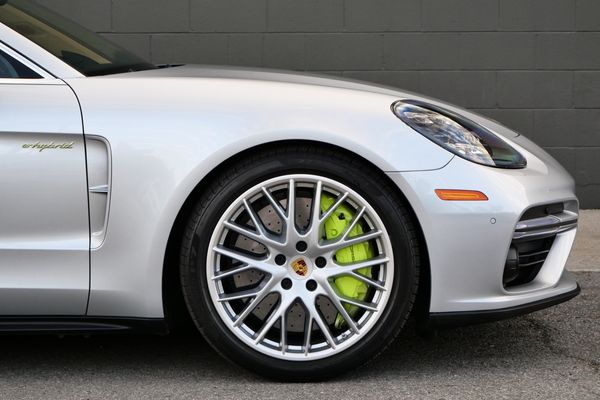 Rhodium Silver Metallic 2018 Porsche Panamera Turbo S E-Hybrid sold by Sandbox Motors