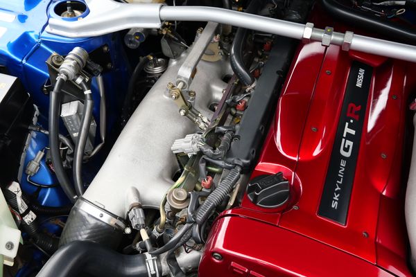 blue 2001 Nissan Skyline GT-R R34 V-spec 2 for sale by Sandbox Motors