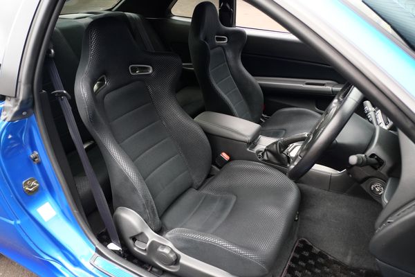 blue 2001 Nissan Skyline GT-R R34 V-spec 2 for sale by Sandbox Motors