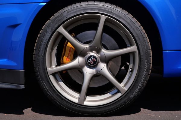 blue 2001 Nissan Skyline GT-R R34 V-spec 2 for sale by Sandbox Motors